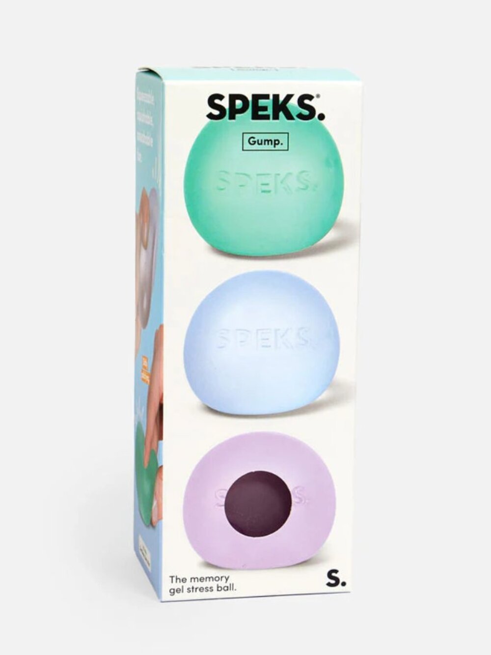 Speks 3 Pack Gump Memory Gel Stress Ball